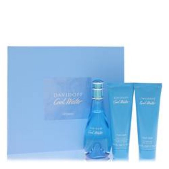Cool Water by Davidoff - Gift Set -- 3.4 oz Eau De Toilette Spray + 2.5 oz Body - Picture 1 of 1